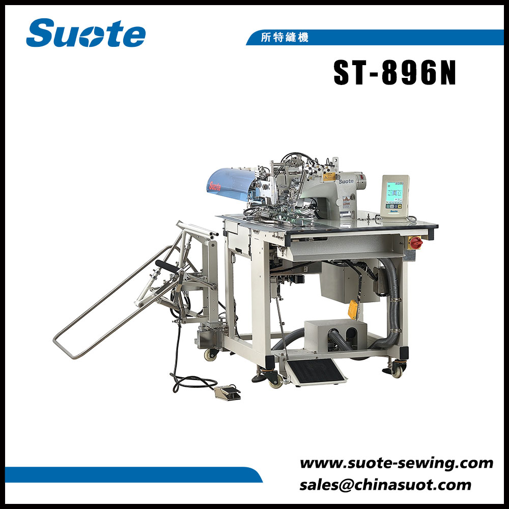 How much energy consumption can be saved by switching from a clutch motor to a direct-drive servo motor on an Automatic Pocket Welting Double Needle Lockstitch Machine