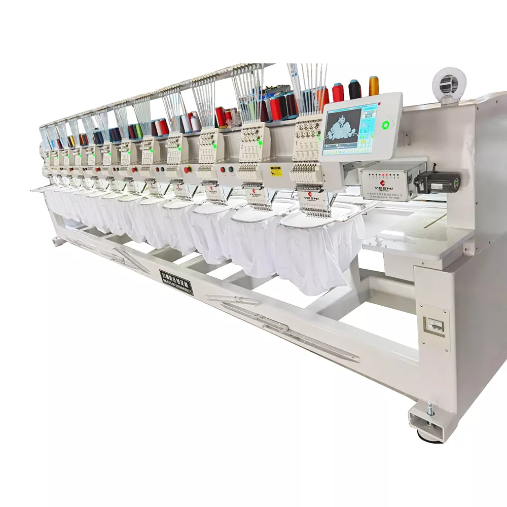 How Much Production Capacity Can You Expect from a Multi-needle Twelve Heads Embroidery Machine Per Day