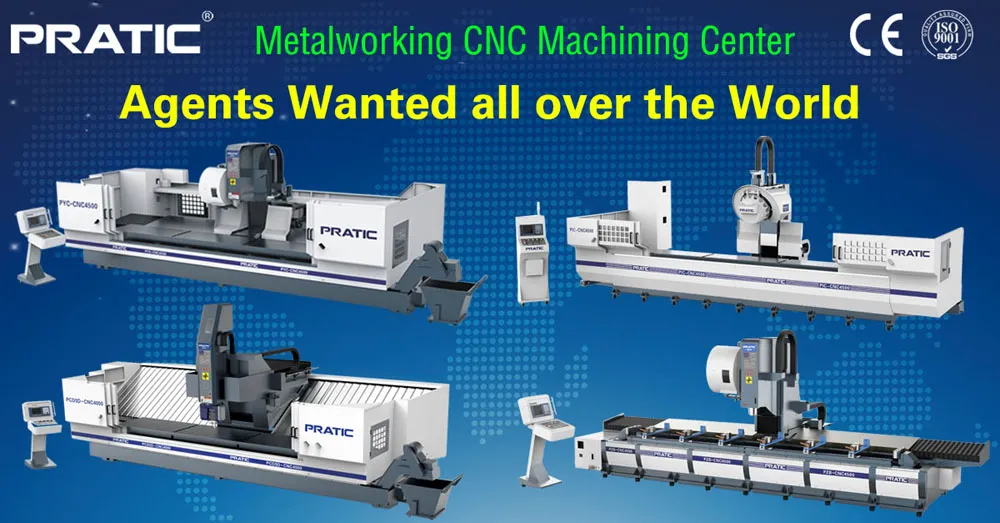 4 Axis Swing Head Long Lathe Bed Metal Auto Parts Processing CNC Milling Machine