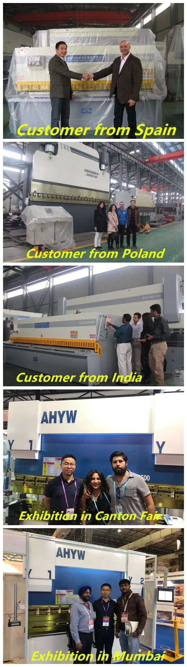 Ahyw Anhui Yawei Grooving Machine for Metal Sheet V Groove Cutter