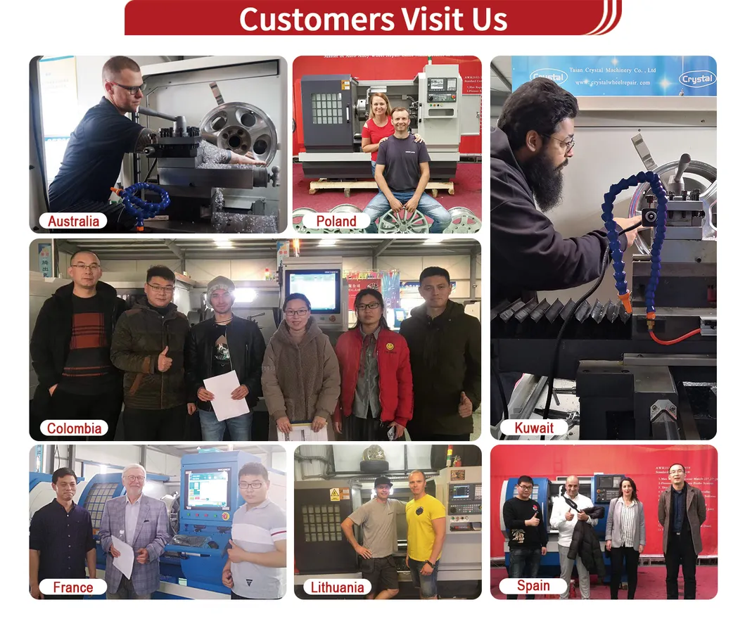Alloy Wheel Automatic Repair Lathe Machine Price Wrm28h