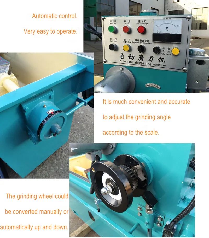 Automatic Blade Sharpening Machine of Wood Chipping Machine Blade Sharpener 196