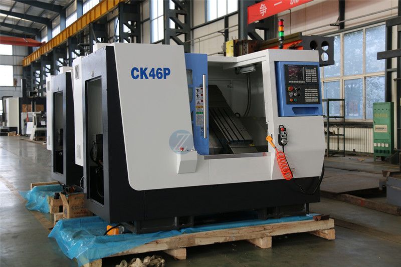 Automatic Metal CK46P Slant Bed CNC Lathe Machine price