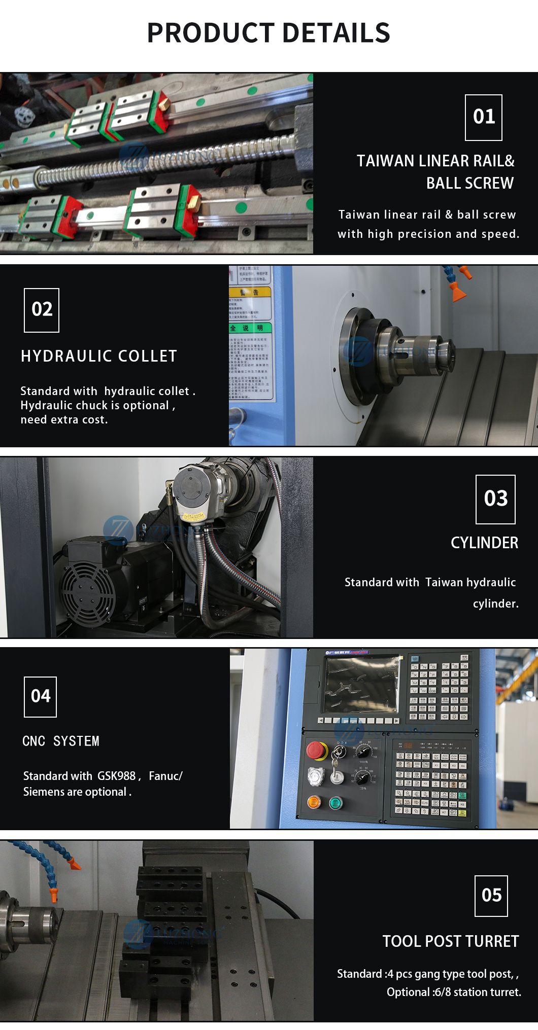 Automatic Metal CK46P Slant Bed CNC Lathe Machine price