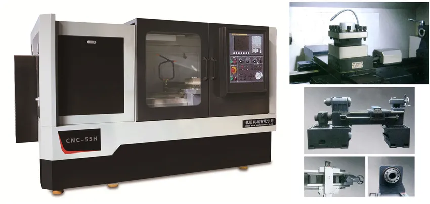 Big Bore Size 82mm Metal Machining Lathe