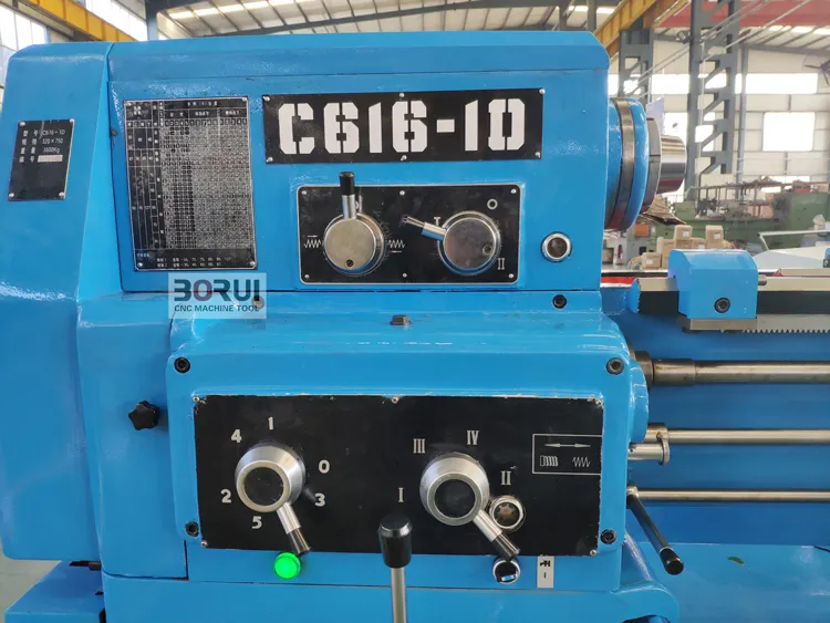 C616-1d Small Light Duty Horizontal Lathe Machine for Metel Cutting