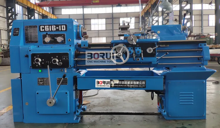 C616-1d Small Light Duty Horizontal Lathe Machine for Metel Cutting