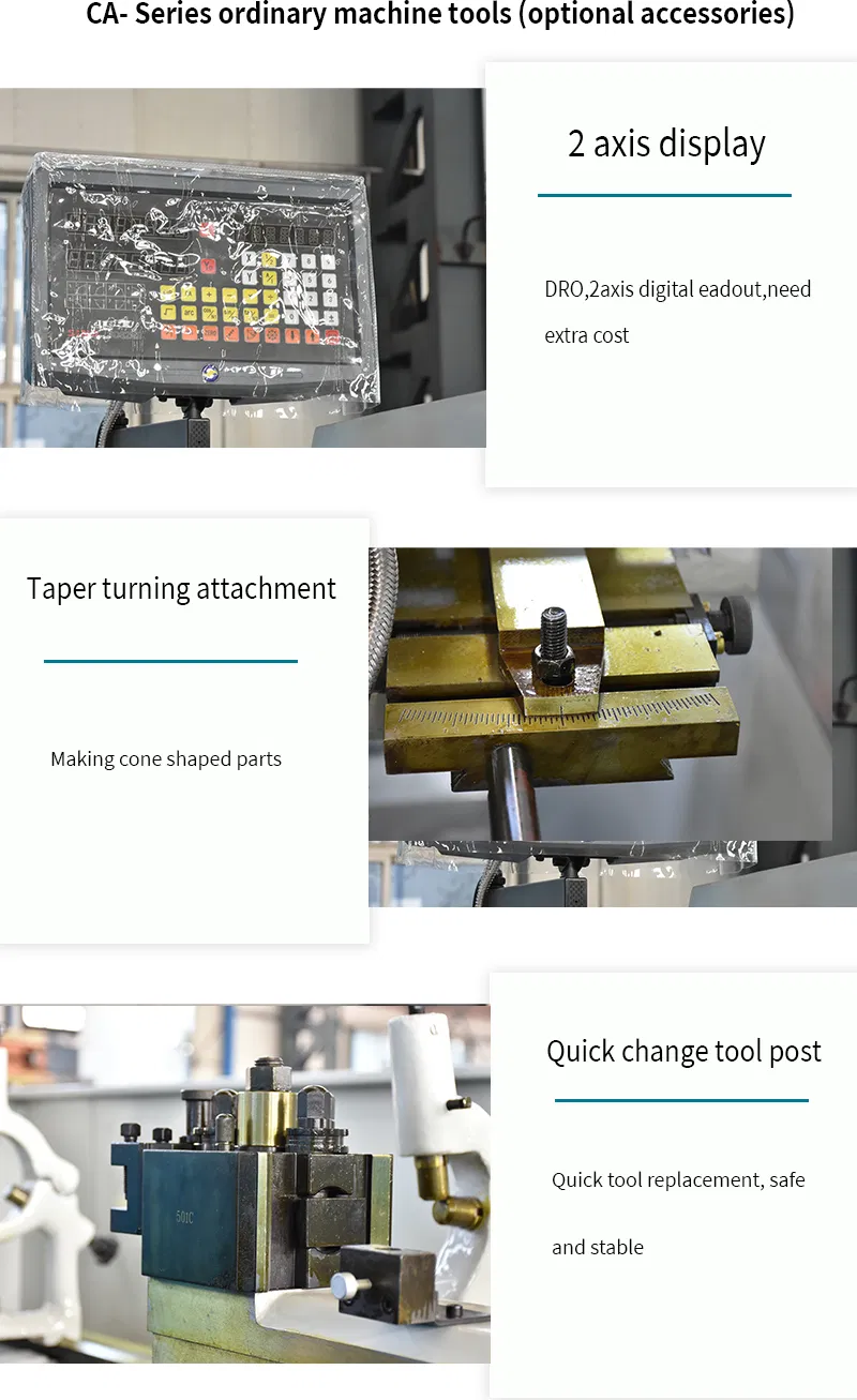 Ca6150 Ca6250 Hobby Conventional Medium Duty Torno Tornos Manual Metal Horizontal Lathe Machine