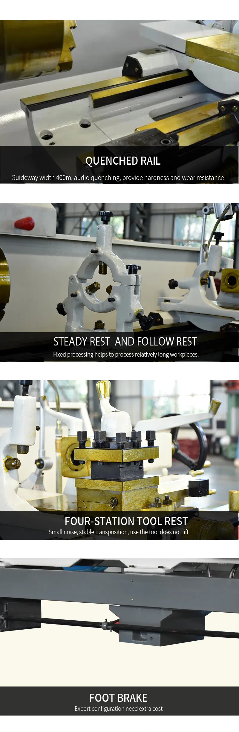 Ca6150 Ca6250 Hobby Conventional Medium Duty Torno Tornos Manual Metal Horizontal Lathe Machine