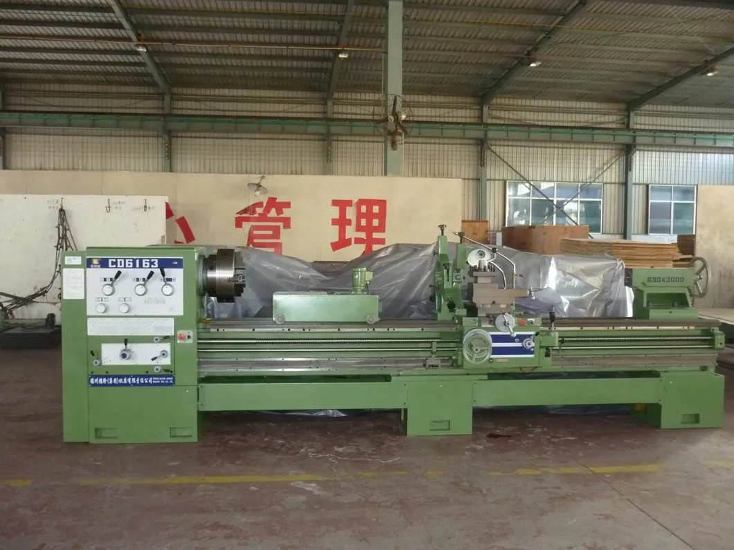 CD6163-1m 630mm Swing Diameter Over Bed Conventional Horizontal Lathe Engine Lathe