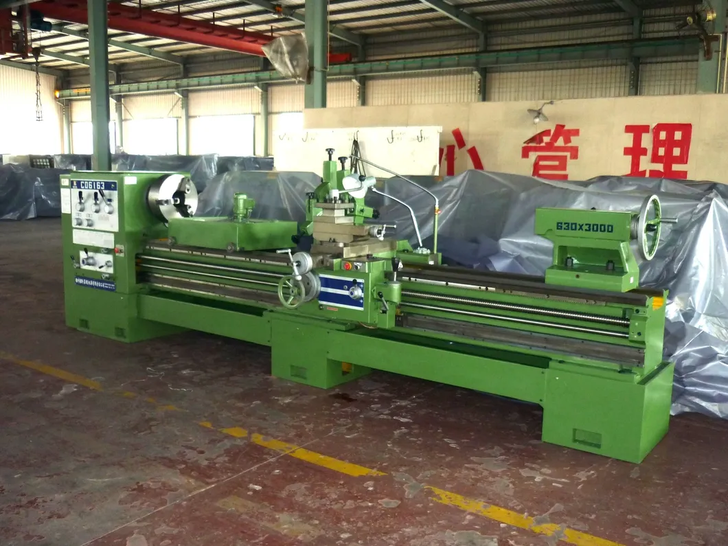 CD6163-1m 630mm Swing Diameter Over Bed Conventional Horizontal Lathe Engine Lathe