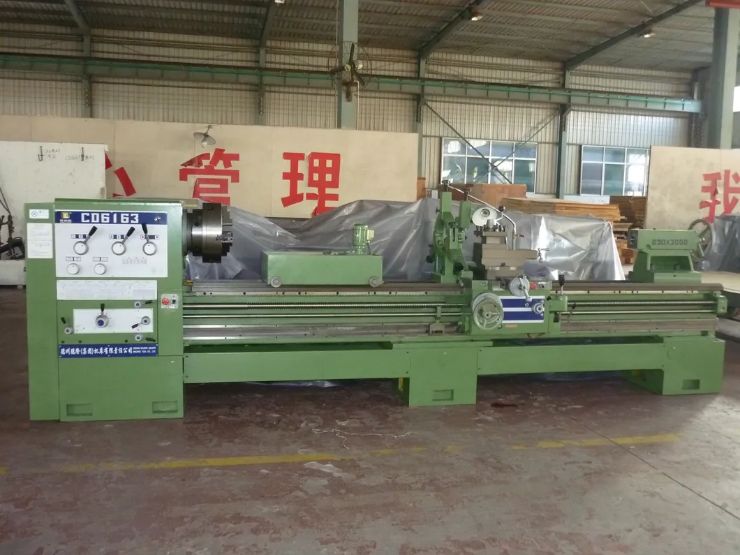 CD6163-1m 630mm Swing Diameter Over Bed Conventional Horizontal Lathe Engine Lathe