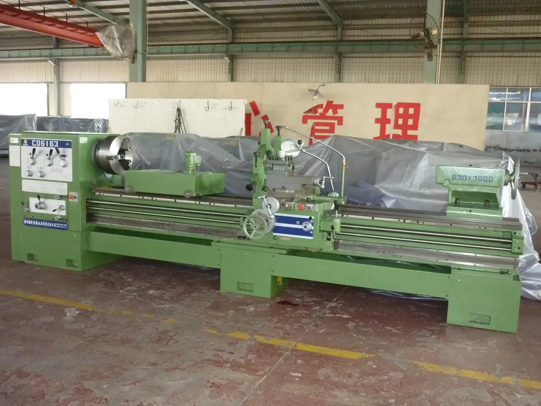CD6163-1m 630mm Swing Diameter Over Bed Conventional Horizontal Lathe Engine Lathe