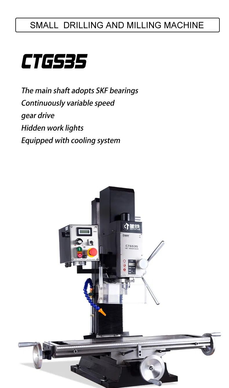 China Manufacture Drilling and Milling Machine Ctgs35 with CE Certificate