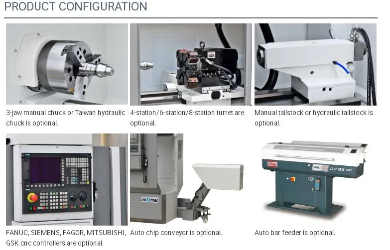 Chuck CNC CE Approved Bench Lathe Machine with Good Service