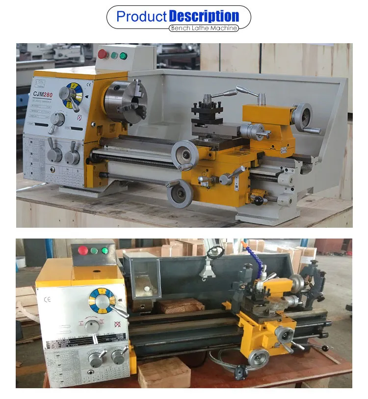 CJM250 Small Hobby Lathe Machine with CE Guard
