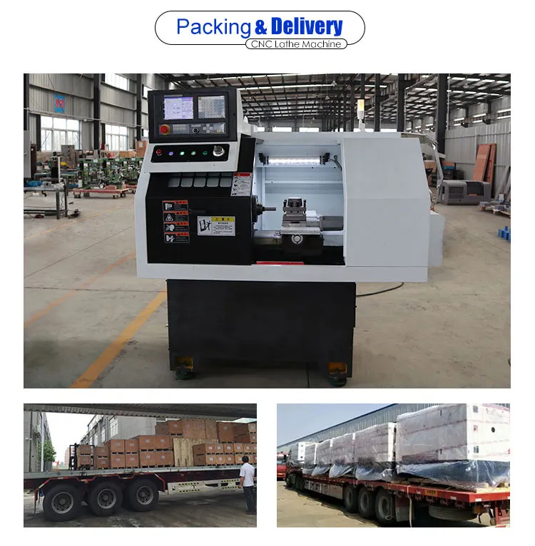 CK0640 High Precision Mini CNC Lathe with Pneumatic Chuck