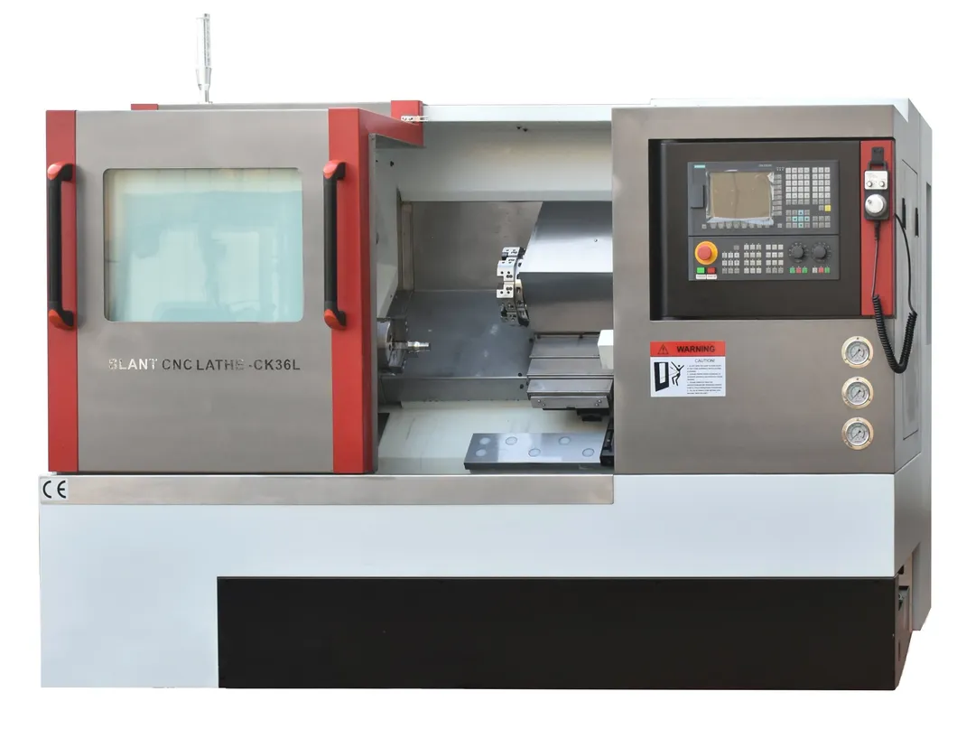 Ck36lx750mm Slant CNC Lathe / High Rigidity & Precision Model for Long Bar Workpiece