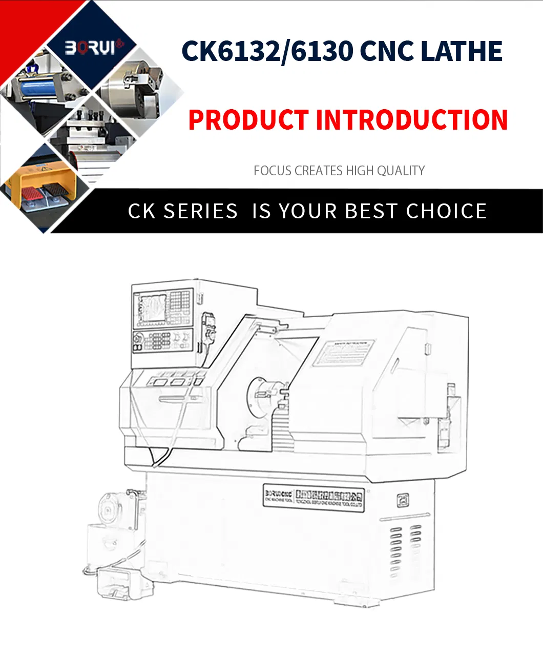 Ck6130 Horizontal Lathe Machine for Sale Made in China