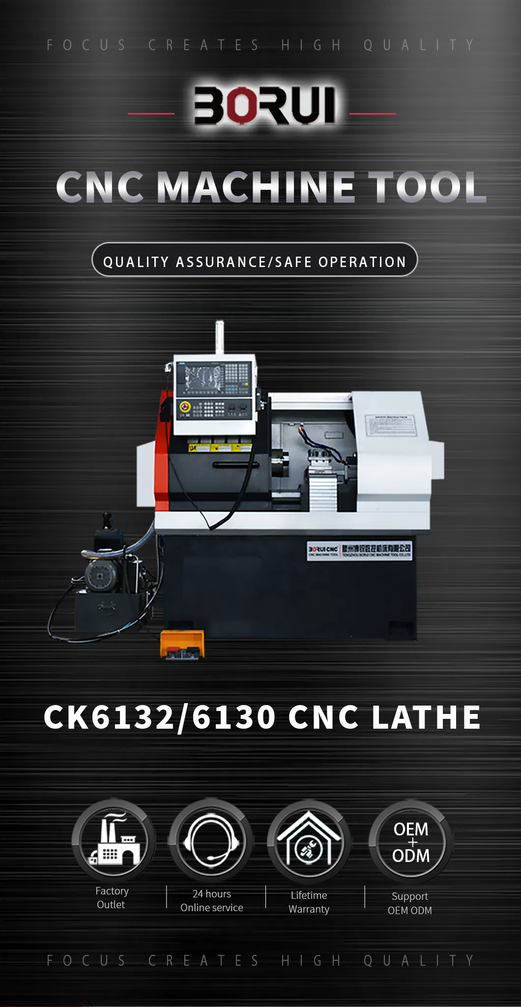 Ck6130 Horizontal Lathe Machine for Sale Made in China