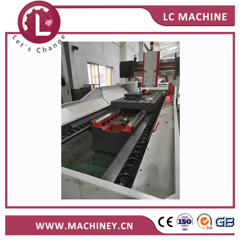 CNC Duplex/Twin Head Milling Lathe CNC Milling Machine- Prefect CNC Two Head Milling Machine for Steel Plate Gear Type