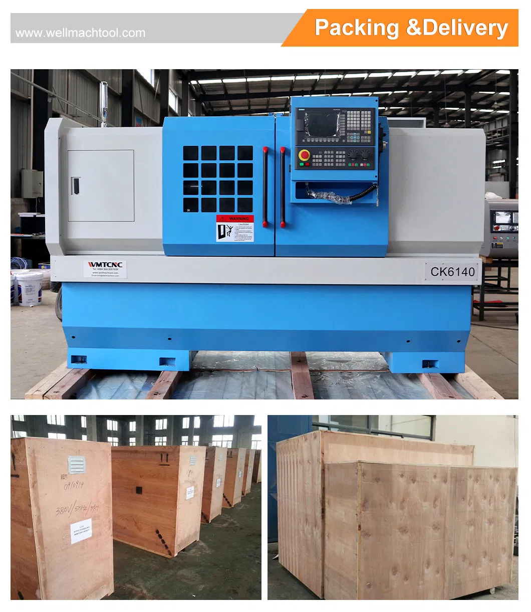 CNC Lathe Machine CK6140 for precision threads cutting