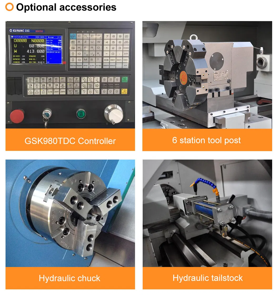 CNC Lathe Machine CK6140 for precision threads cutting