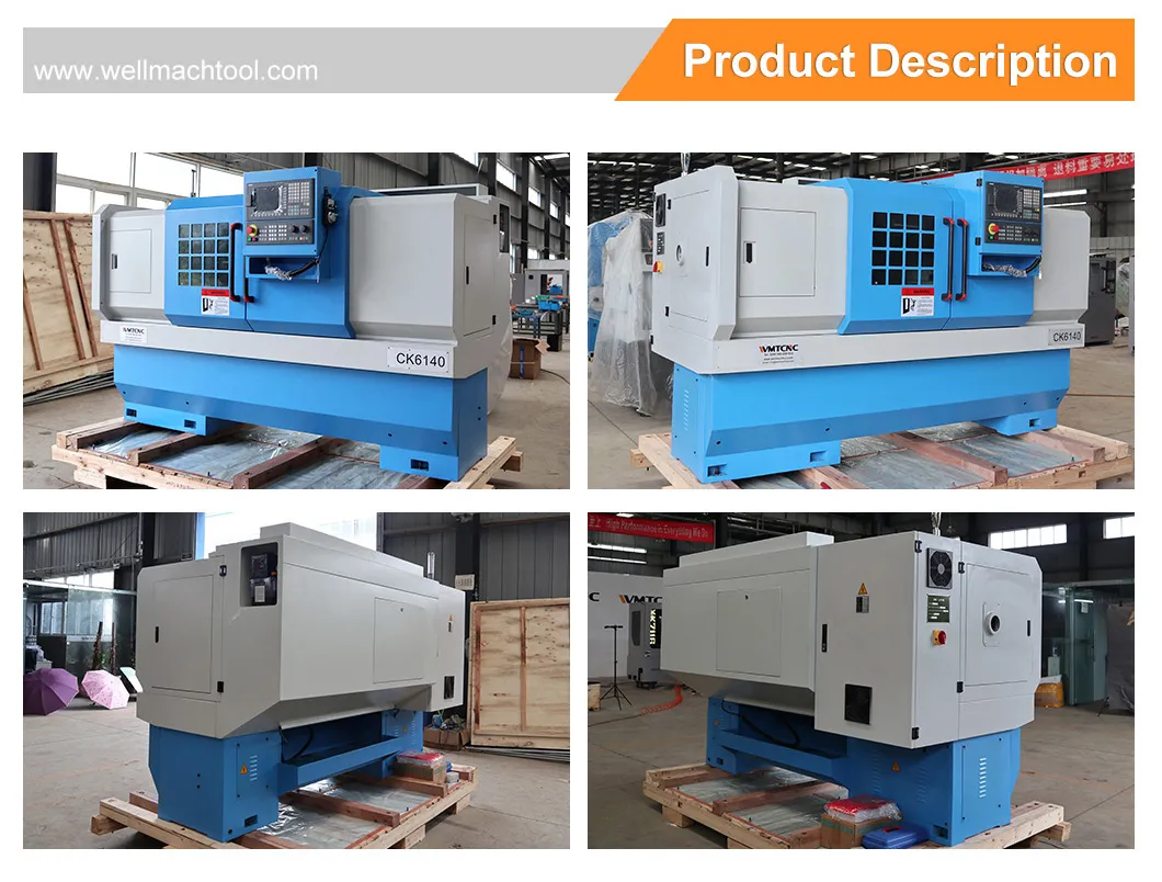 CNC Lathe Machine CK6140 for precision threads cutting