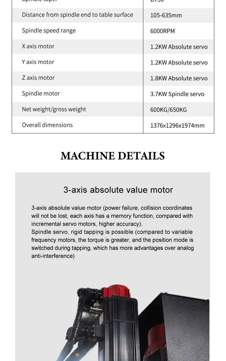 CNC Milling Machine Drilling Machine