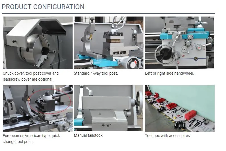 Conventional Metal Turning Lathe Machine Cdl500/1500