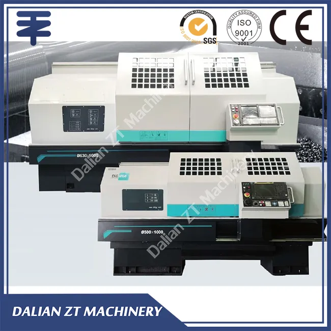 Dalian 45 Degree Slanted-bed Fanuc Controller CNC Lathe 8 Inch Chuck Torno
