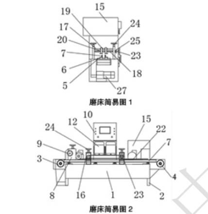 Disk Brake Pads Vehicles Number Plate Punching Grinder Machine on Metal