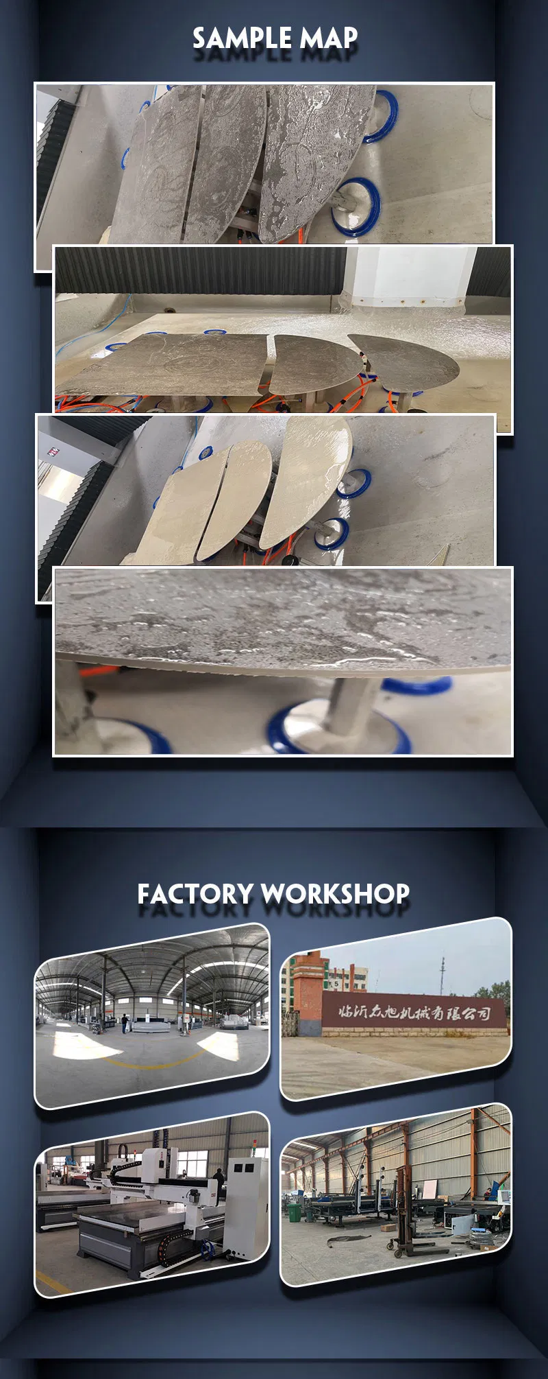 Durable Zxx-C3018 CNC Milling Machine for Glass/ Acrylic/Ceramic Tiles/Rock Plates