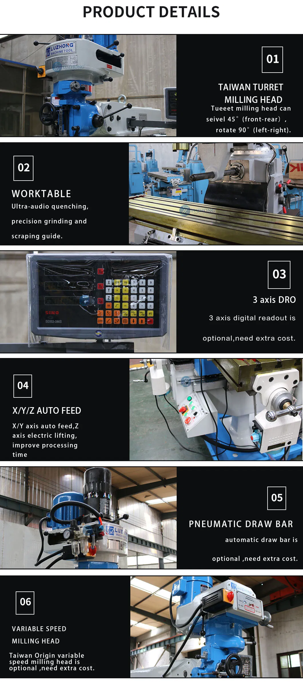 Electric milling machine 5HW Manual for milling machine