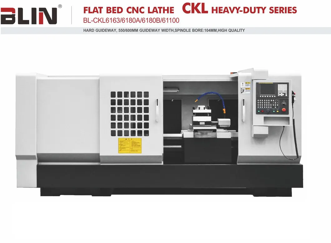 Flat Bed CNC Lathe (BL-H6163/6180/61100) (High quality)