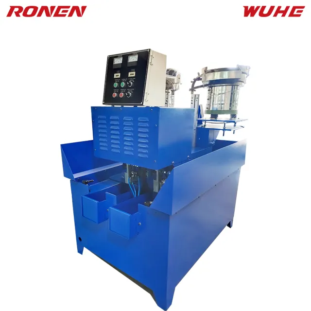 Four Axis Two Vibration M18 M20 M22 Flat Head Hex Nut 32b Threading Machine