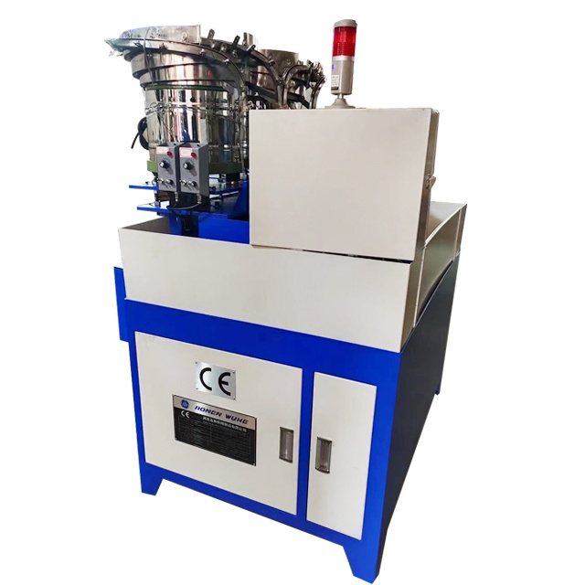 Four Axis Two Vibration M18 M20 M22 Flat Head Hex Nut 32b Threading Machine