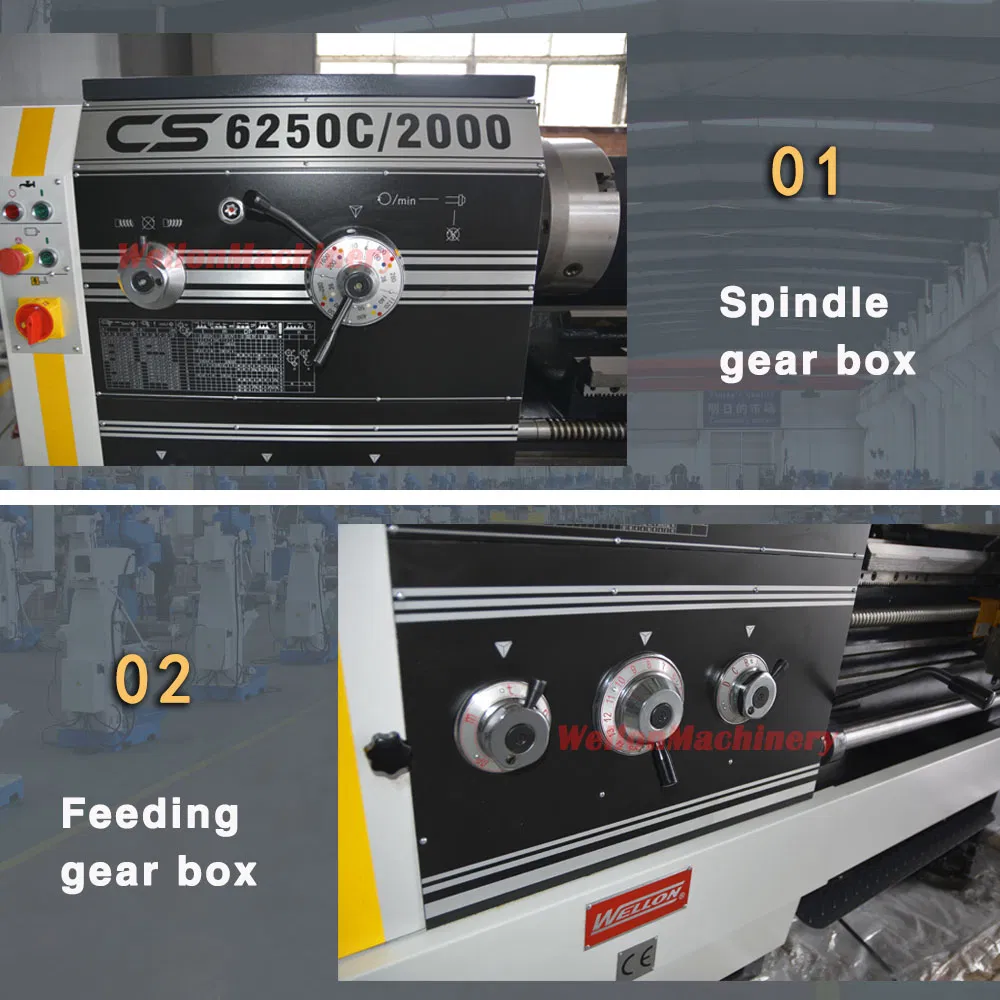 Gap Bed Lathe Machine (Horizontal Lathe CS6250B CS6266B CS6250C CS6266C)