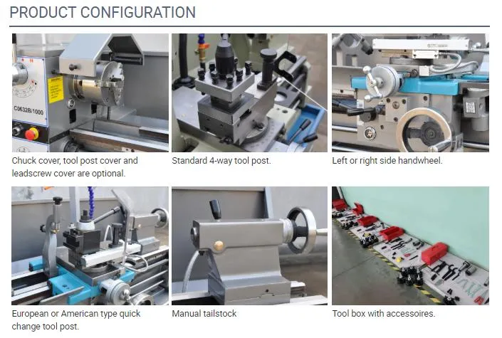 Gap Lathe (38mm Spindle Hole) with CE-Conformity (Cdb Series) C0632A