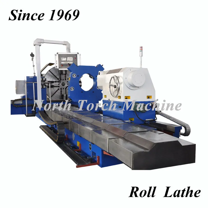 Heavy Duty Horizontal CNC Lathe for Machining Vessel Shaft, Cylinder, Pipe
