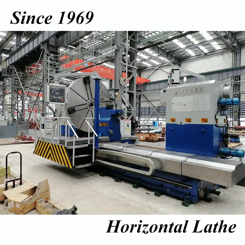 Heavy Duty Horizontal CNC Lathe for Machining Vessel Shaft, Cylinder, Pipe