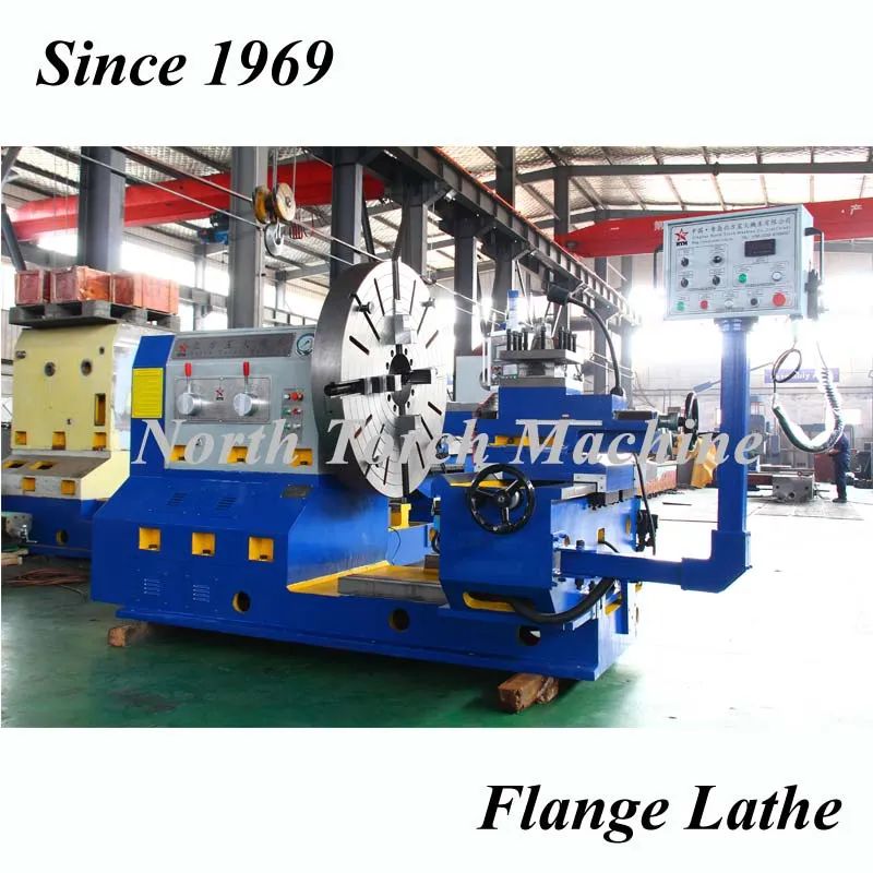 Heavy Duty Horizontal Floor Type Lathe Machine for Turning Flange, Tyre Mold