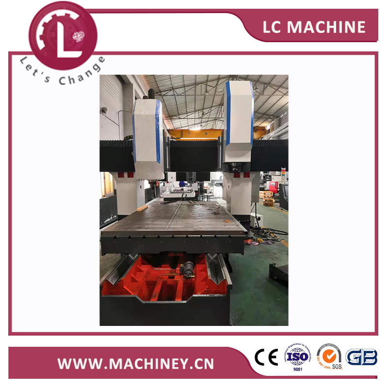 Hercules Super Universal Milling Machine-Metal-Cutting Two Head Horizontal Milling Machine for Precision Steel Block