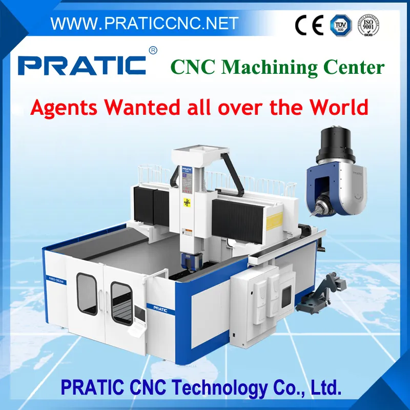 High Accuracy 5 Axis Gantry CNC Machining Center