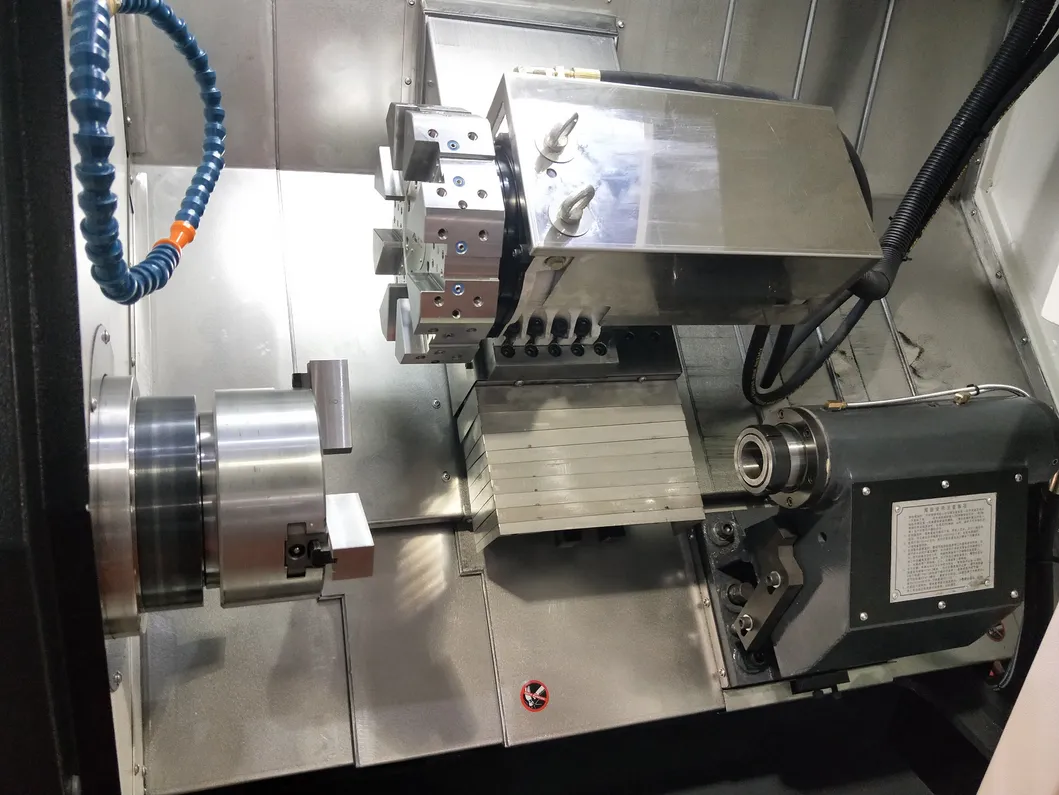 High Accuracy CNC Lathe Machine with Y Axis, CNC Turning and Milling Machine, CNC Turning and Milling Machine
