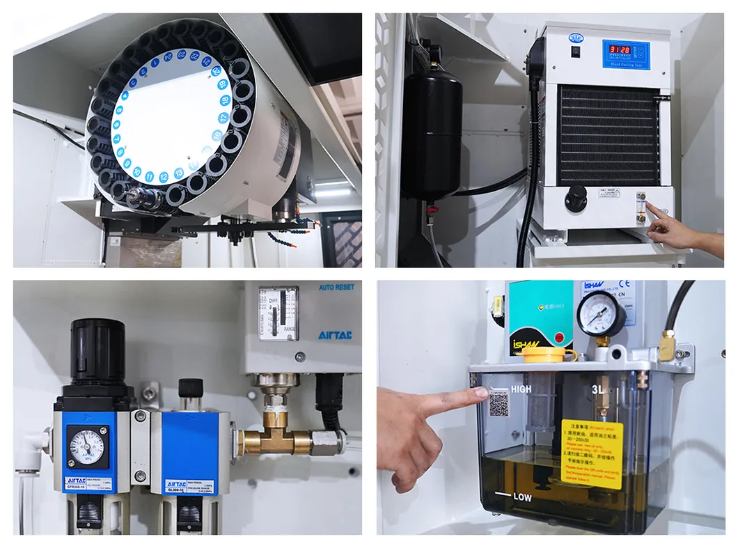 High Efficiency CNC Drilling Machine for Auto Parts 3c Products Aluminum Alloy Products