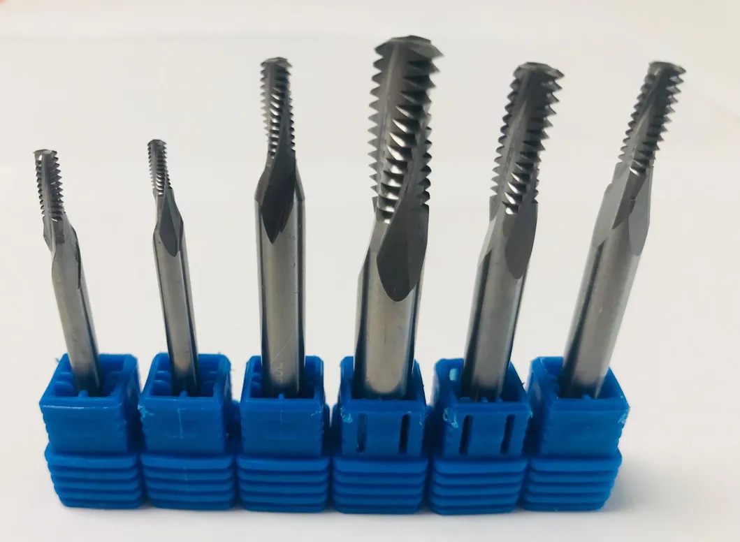 High Hardness 3 Flutes Carbide Thread End Mill for Aluminum
