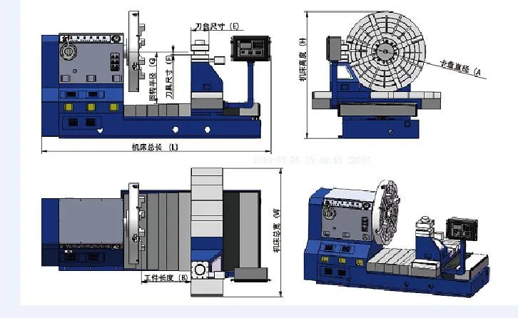 High Quality CNC Lathe with Automatic Chip Chain Conveyor