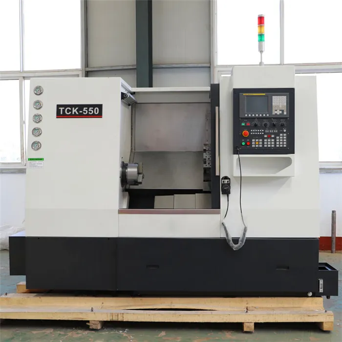 High Quality Turret Type Slant Bed CNC Lathe Machine Tck Series CNC Turning Lathe Metal Lathe