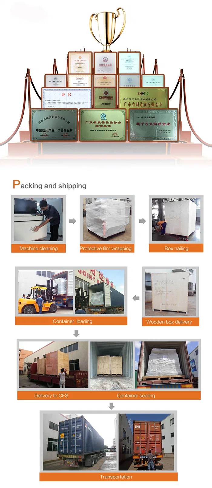 Horizontal CNC Turning Center Lathe Machine for Metal Cutting